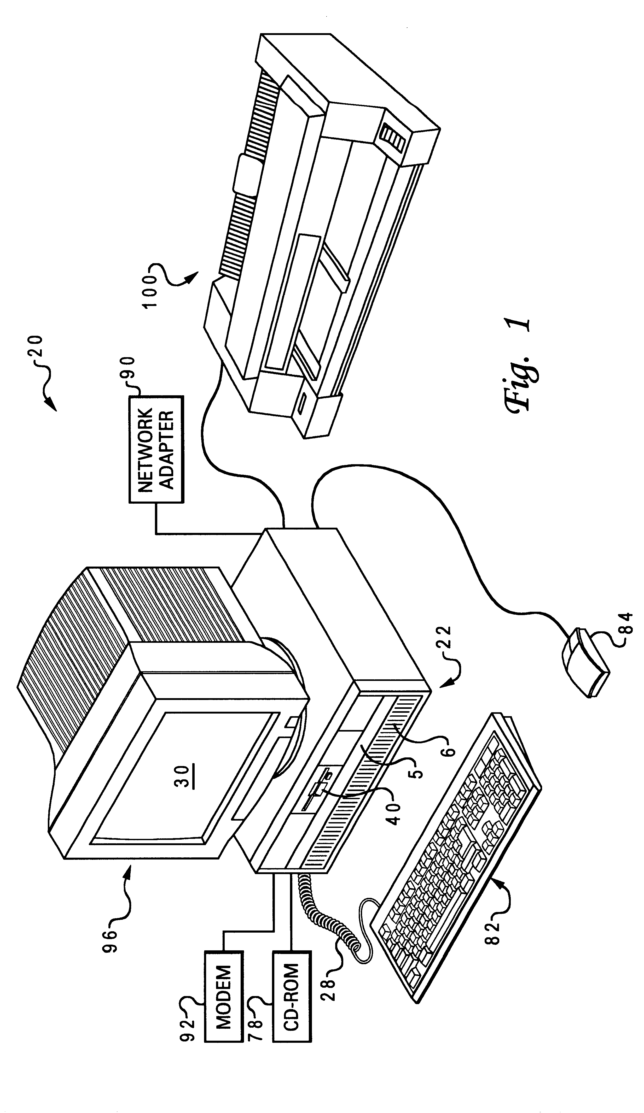 Method and system for providing hot plug of adapter cards in an expanded slot environment