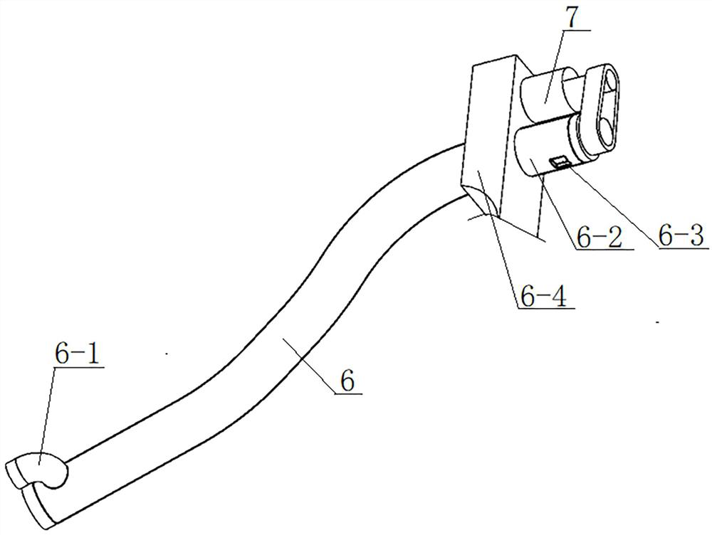 A feeding device for high molecular polymer cementitious material in a mixing station