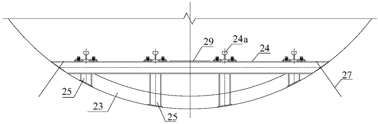 Construction method for simultaneous extension of parallel guide pits into double-line tunnel for TBM tunneling construction