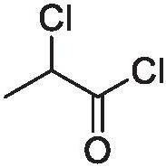 A method for effectively detecting the purity of 2-chloropropionyl chloride