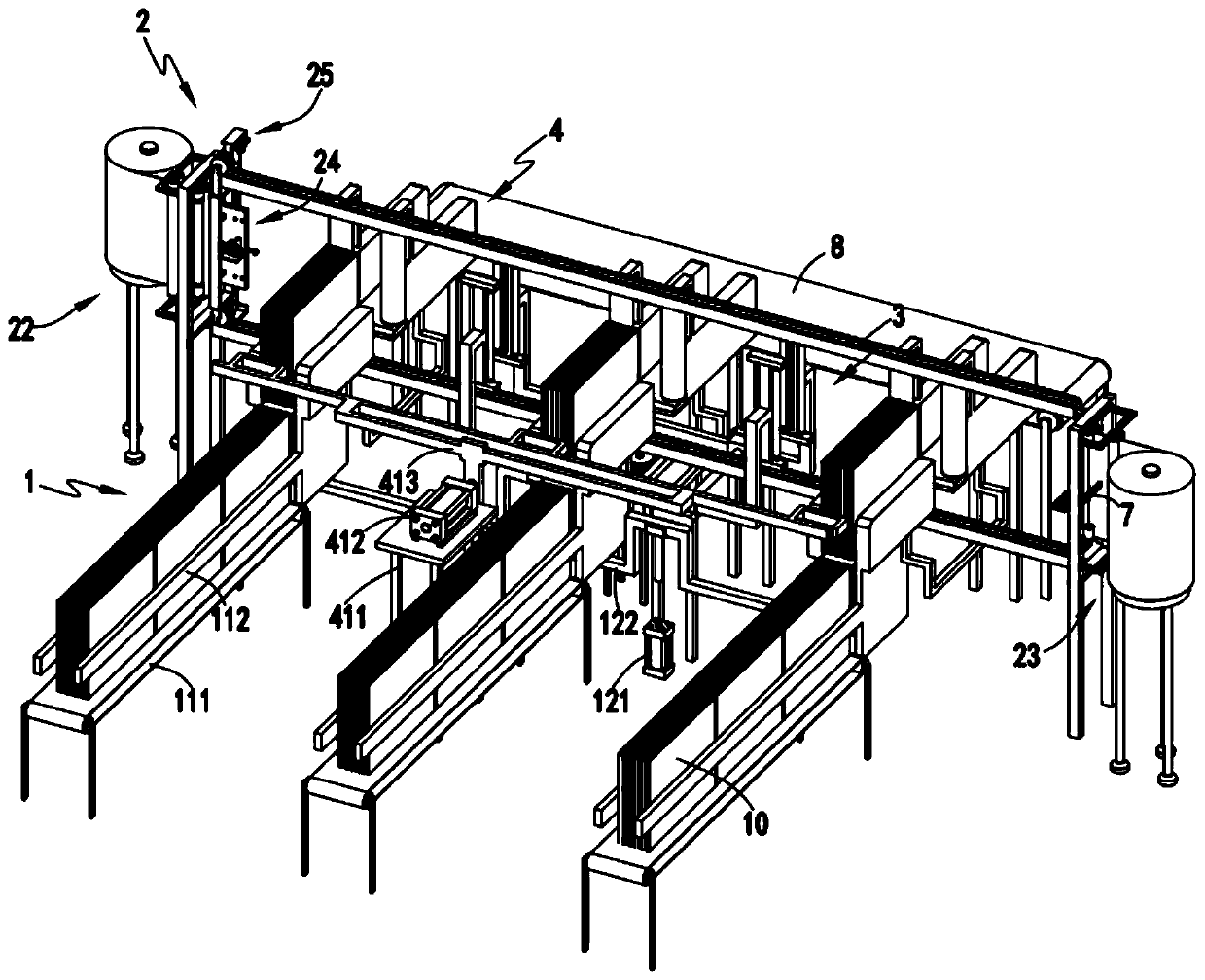 A Jiqun automatic continuous coating process