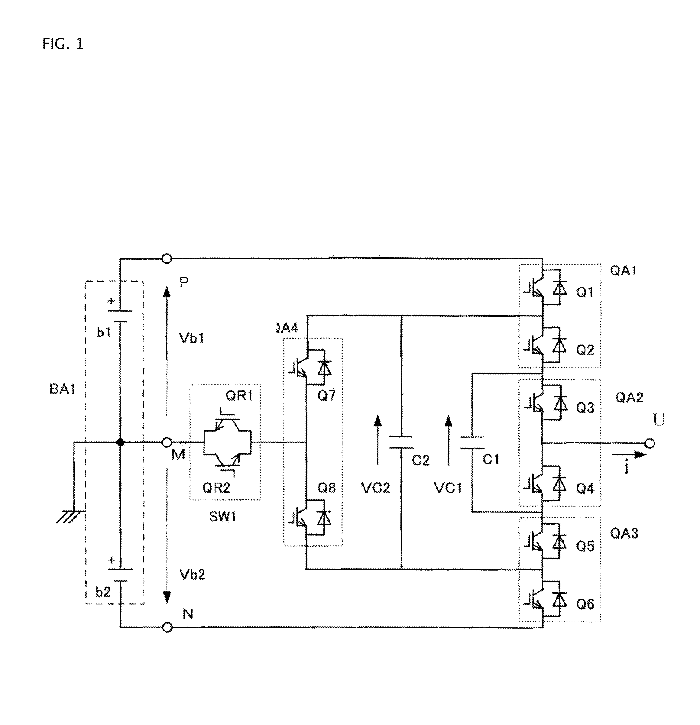 Multilevel converter circuit