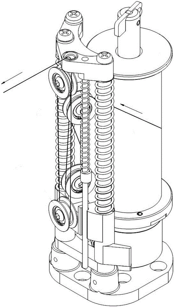 Positioning sleeve part for spindle brake device of braider