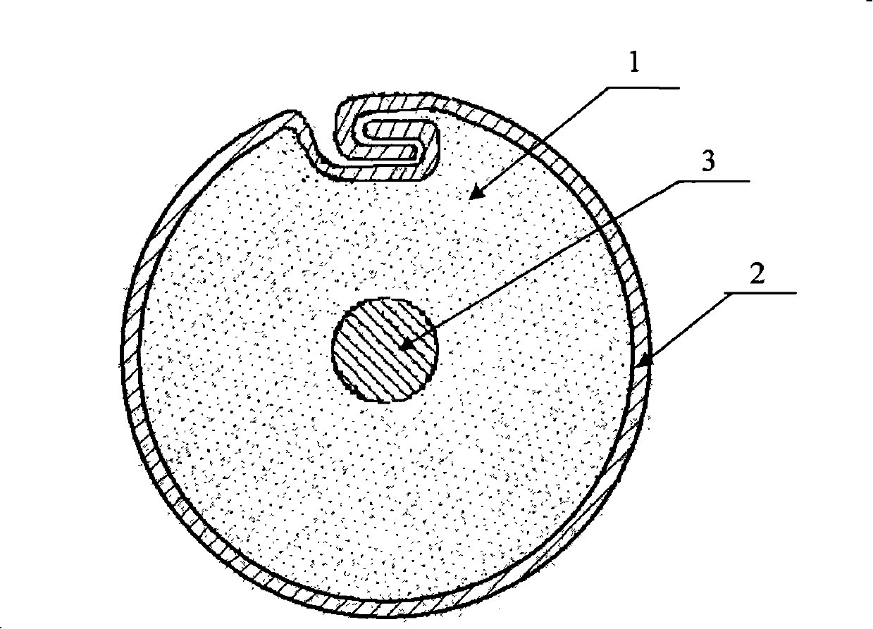 Flux-cored steel belt containing steel wire for surfacing and preparation method thereof