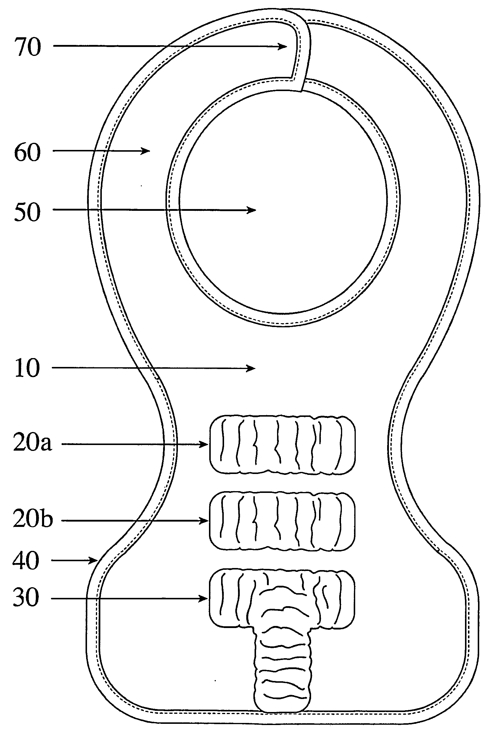 Bottle and cup holding bib buddy