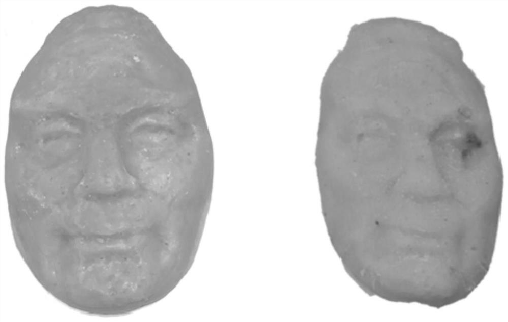 Low-temperature 3D printing degradable green material for precision casting of a fired mold and preparation method of low-temperature 3D printing degradable green material