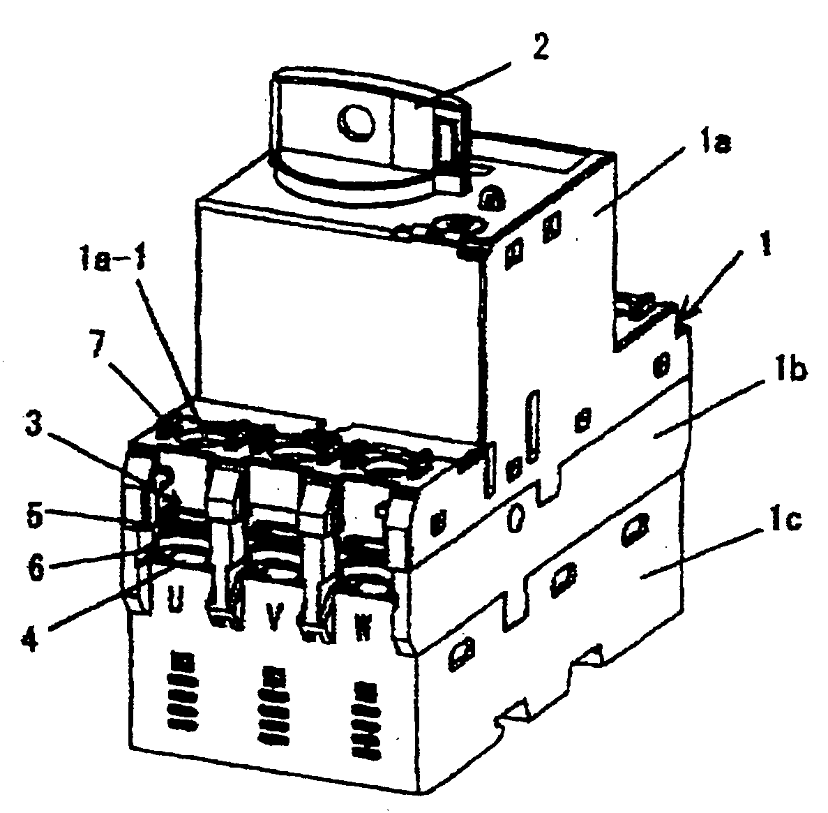 Terminal device of switching device