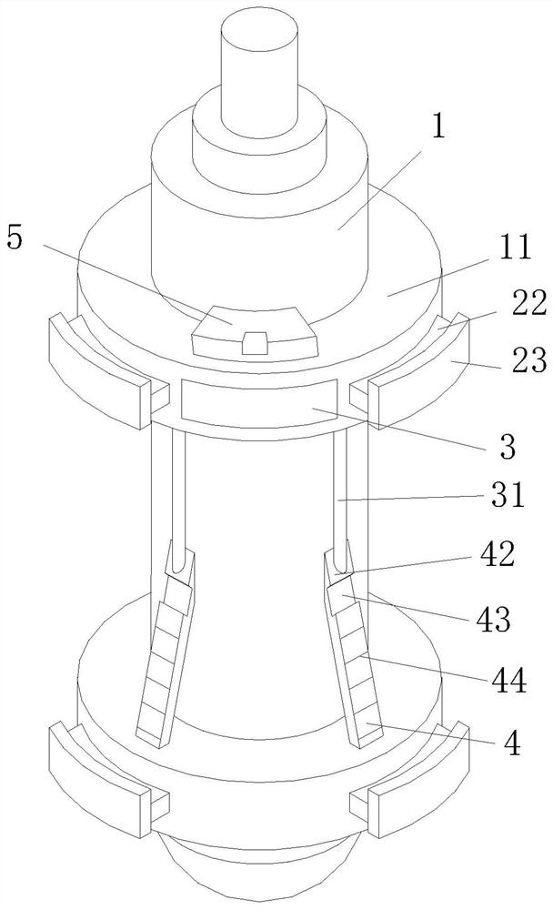 Oxygen bottle support with stability