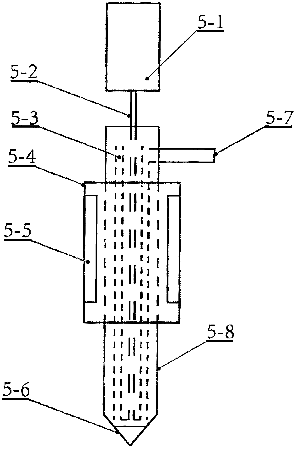 Vacuum reacting and testing device