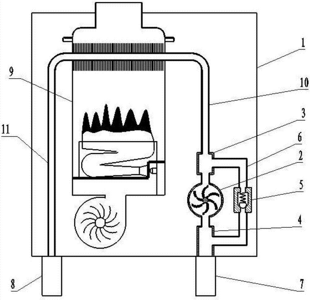 Zero-cold-water water heater