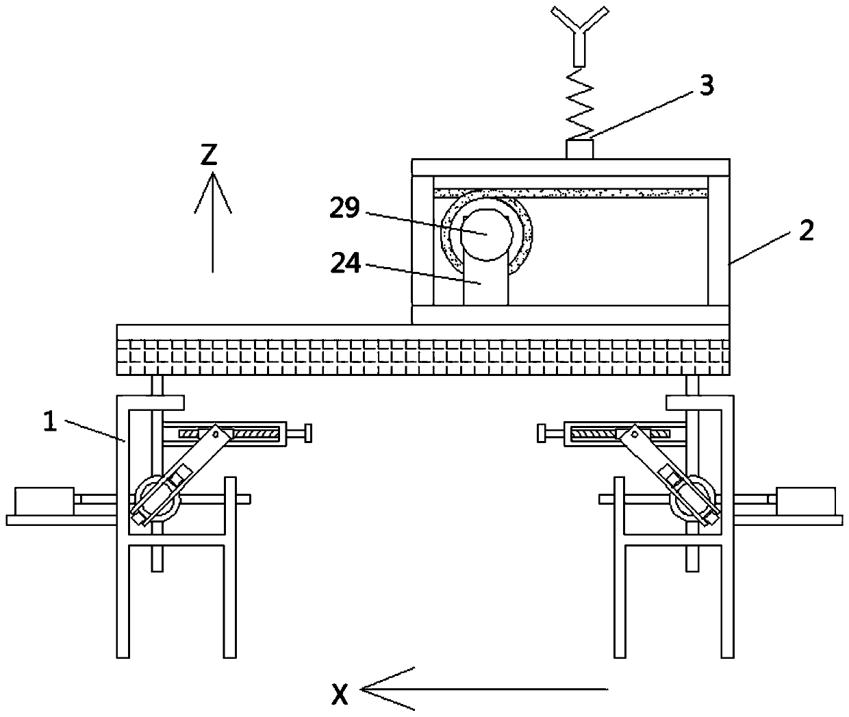 Yarn guiding device of double-twisting machine