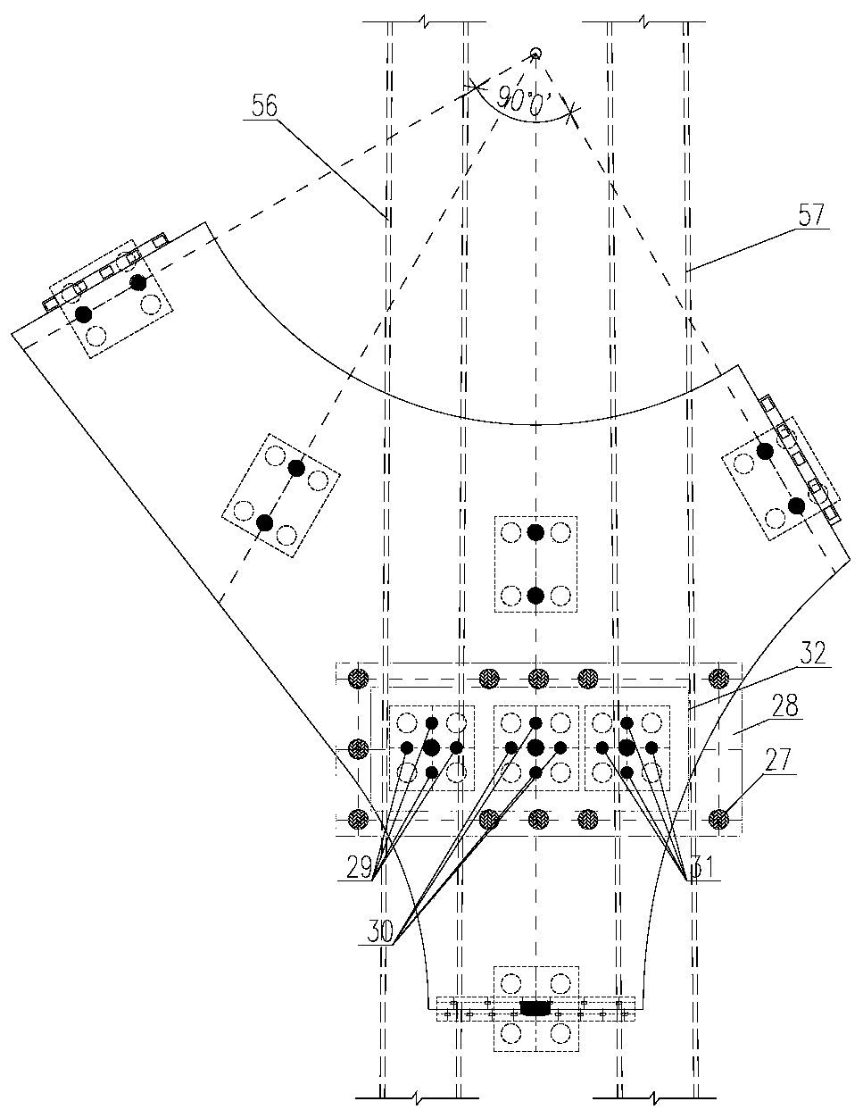 Lifting-force determination and displacement control method of active underpinning of statically indeterminate bridge pile foundations