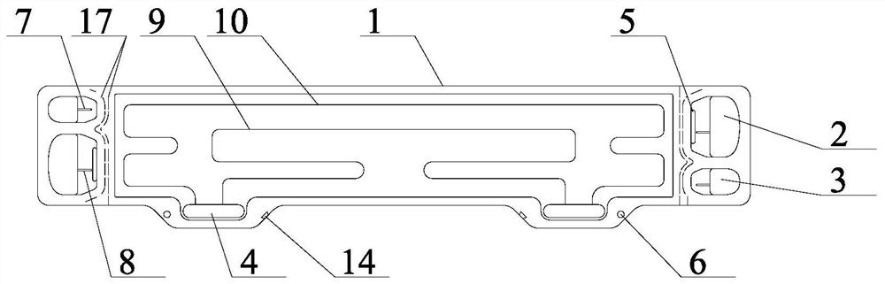 A fuel cell deflector