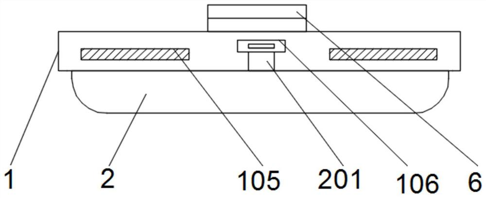 LED ceiling lamp convenient to mount quickly