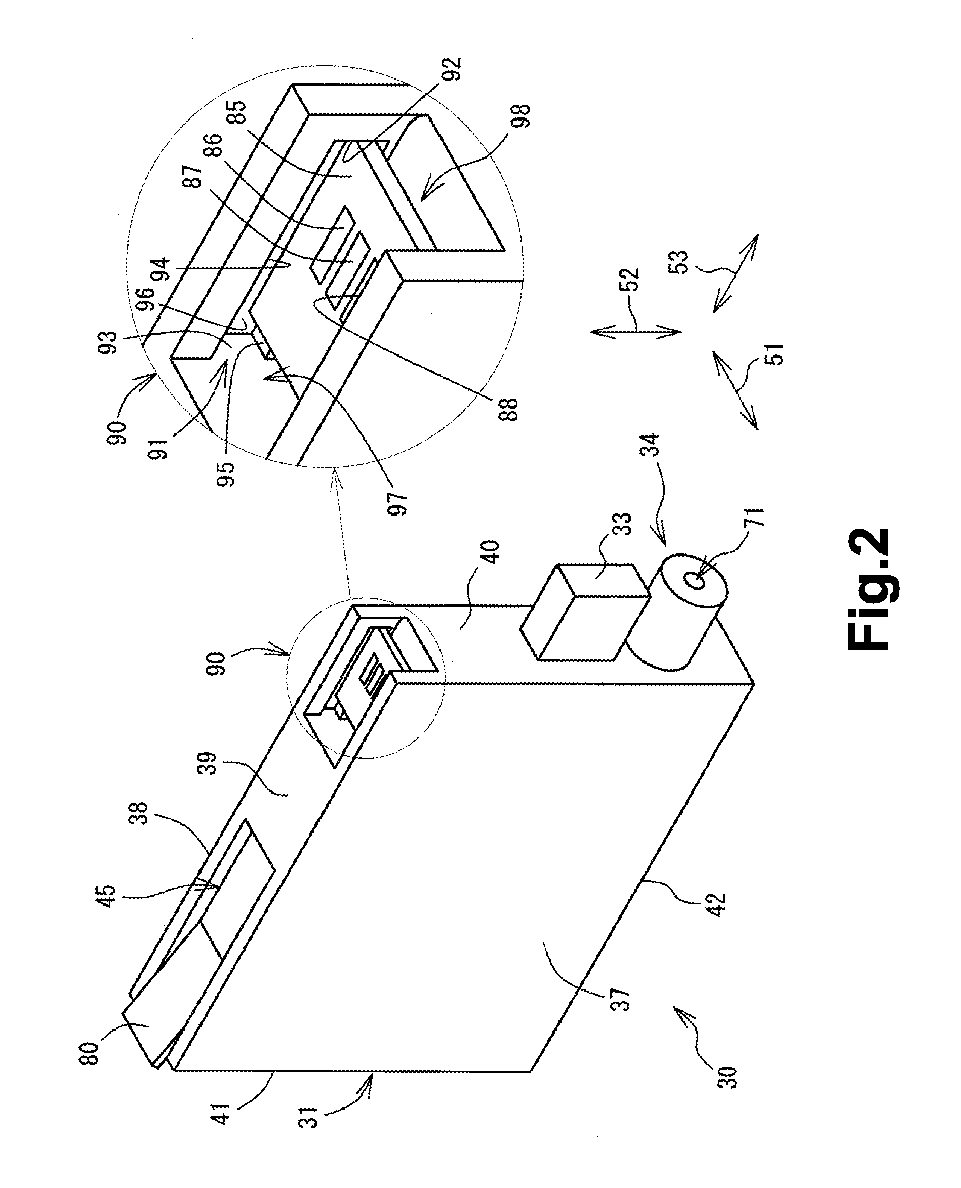 Printing fluid supply device and printing fluid cartridge
