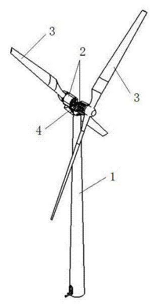 Wind energy collecting device and wind power generation system thereof