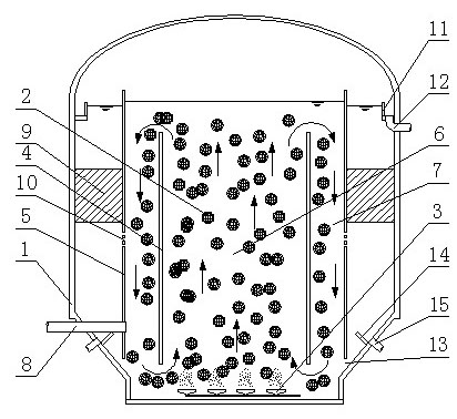 Composite moving bed bio-film reactor