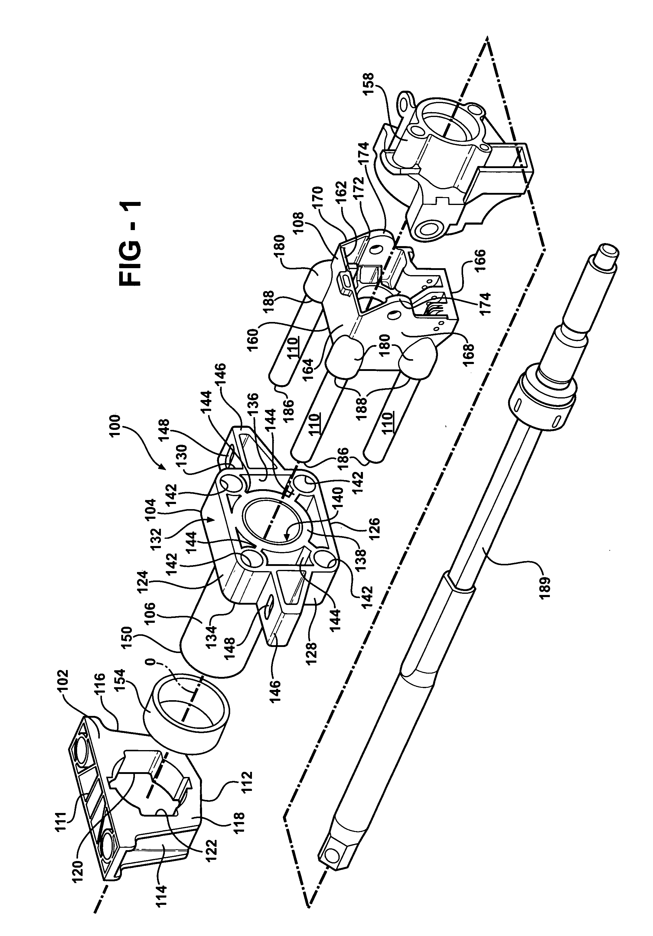 Steering column assembly and method of fabricating the same