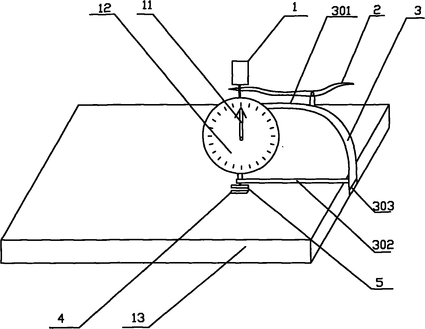 Device for measuring thickness of rubber-coated steel cord