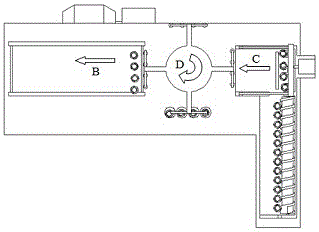 Turntable type multi-freedom-degree barium sulfate sulfur-measuring device