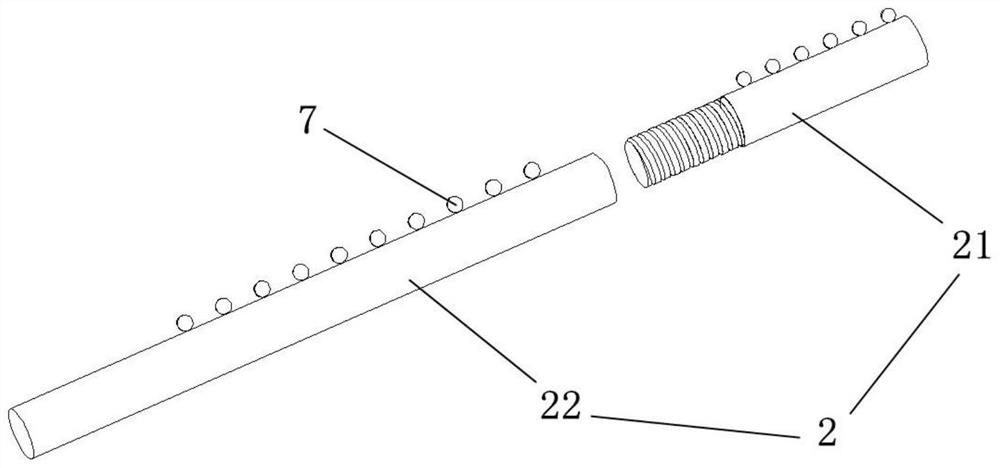 A gas conveying device used in pipeline algae cultivation