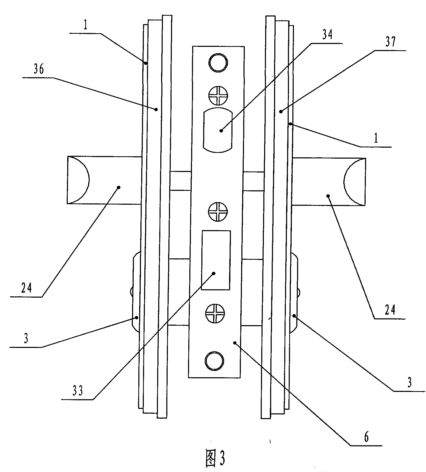 Rotary marble safety door lock