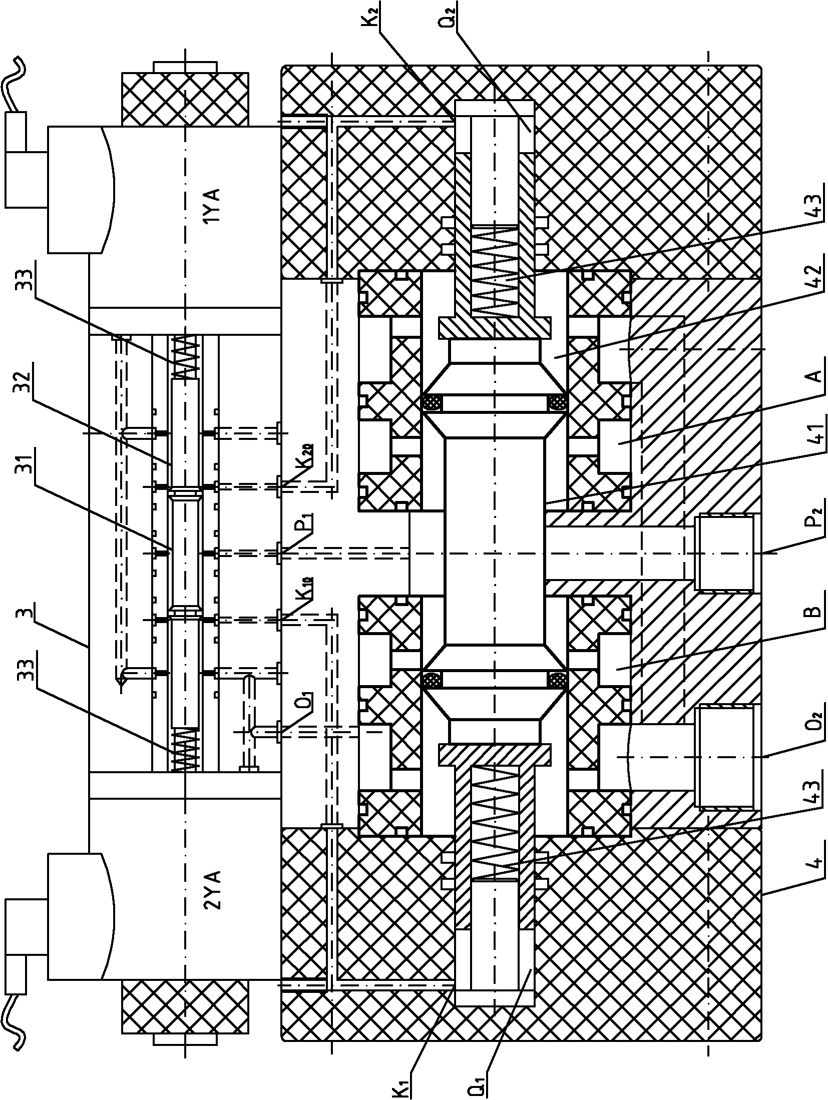 Electric-hydraulic reversing energy recovery device