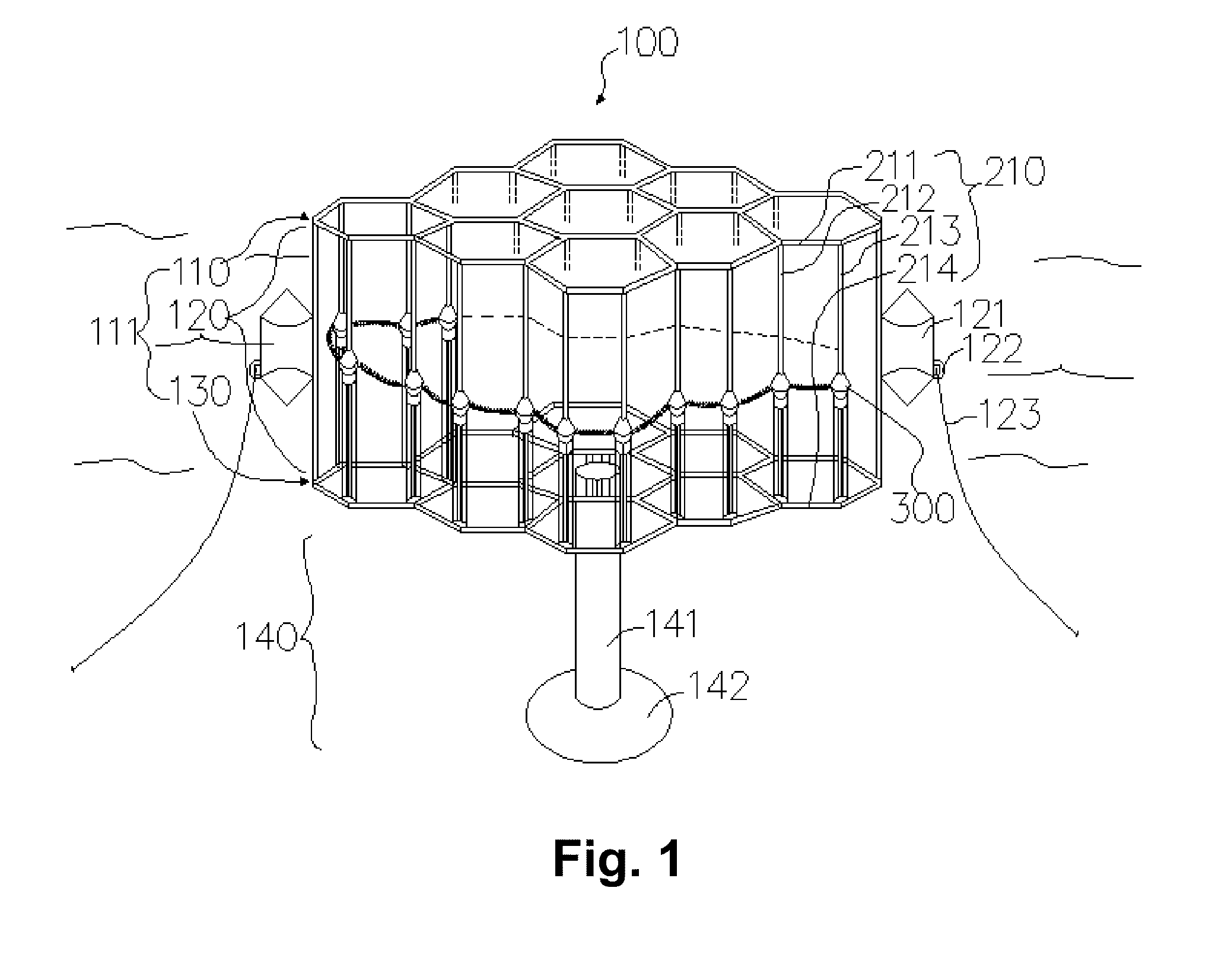 Apparatus for converting wave energy into electrical energy