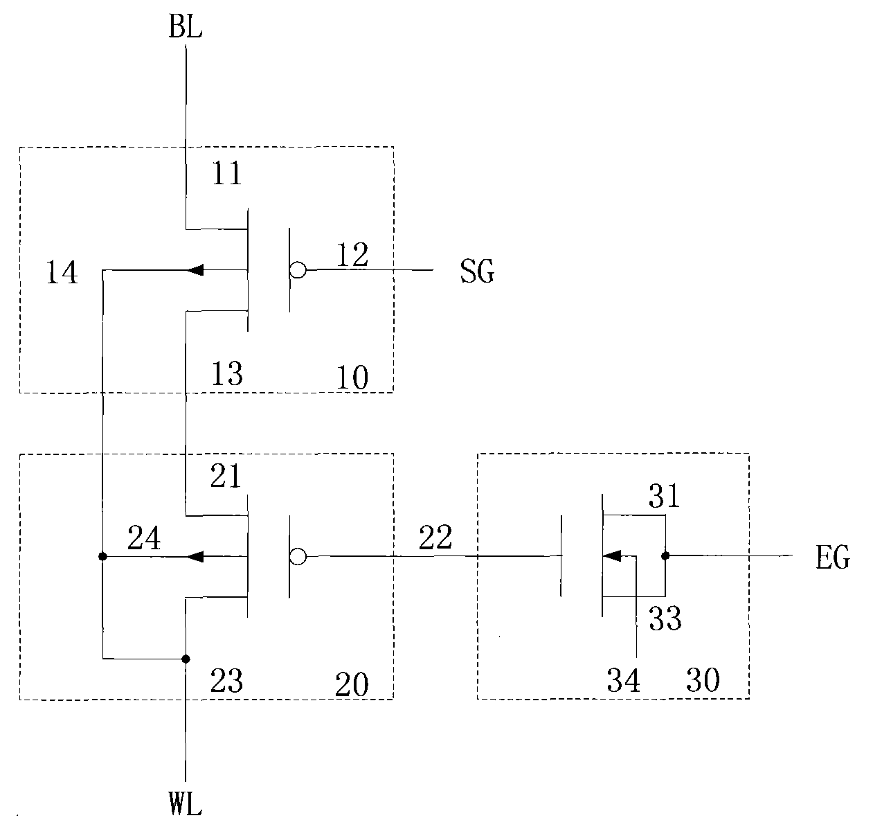 Unit structure of multi-time programmable (MTP) device