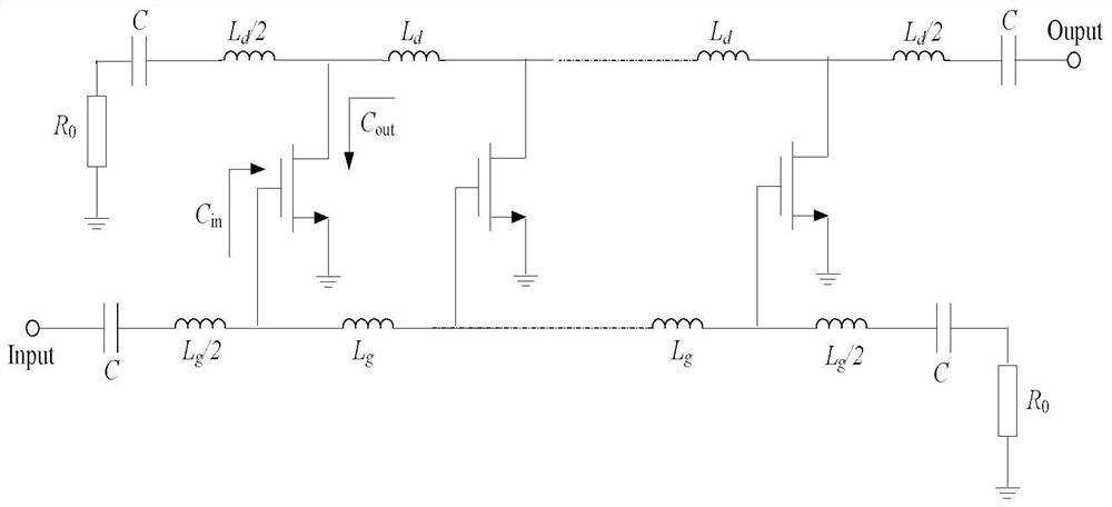 A Cascaded Distributed Low Noise Amplifier