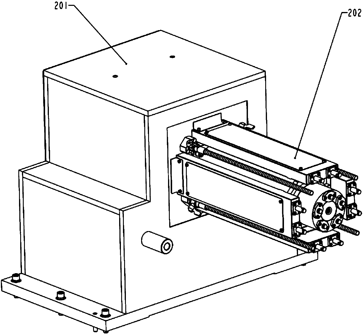 Clamping Mechanism of Monocrystalline Silicon Horizontal Single Rod Square Cutting Machine