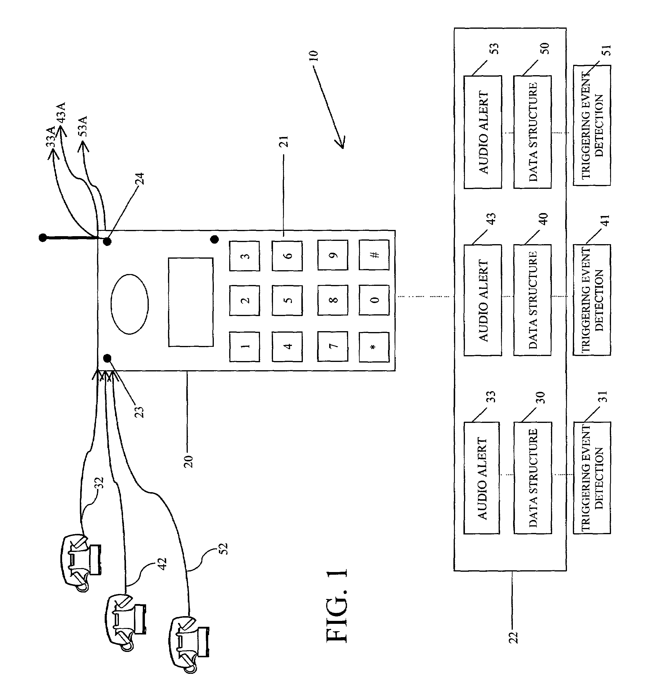 Programmable audio alert system and method