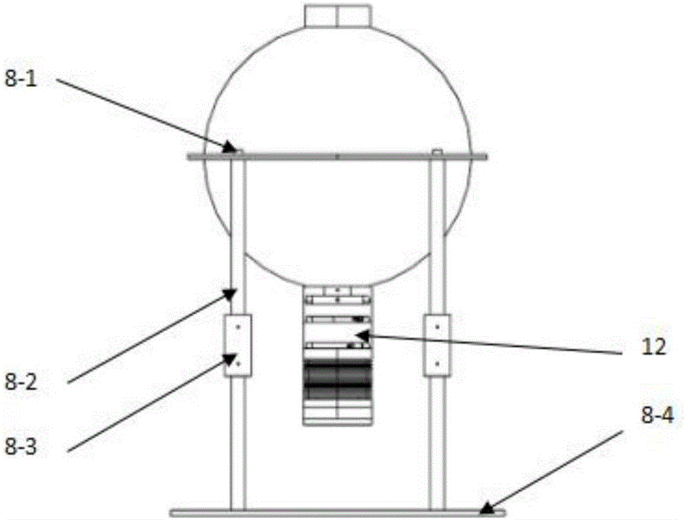 Imaging uniformity testing device for large-aperture low light level image intensifier