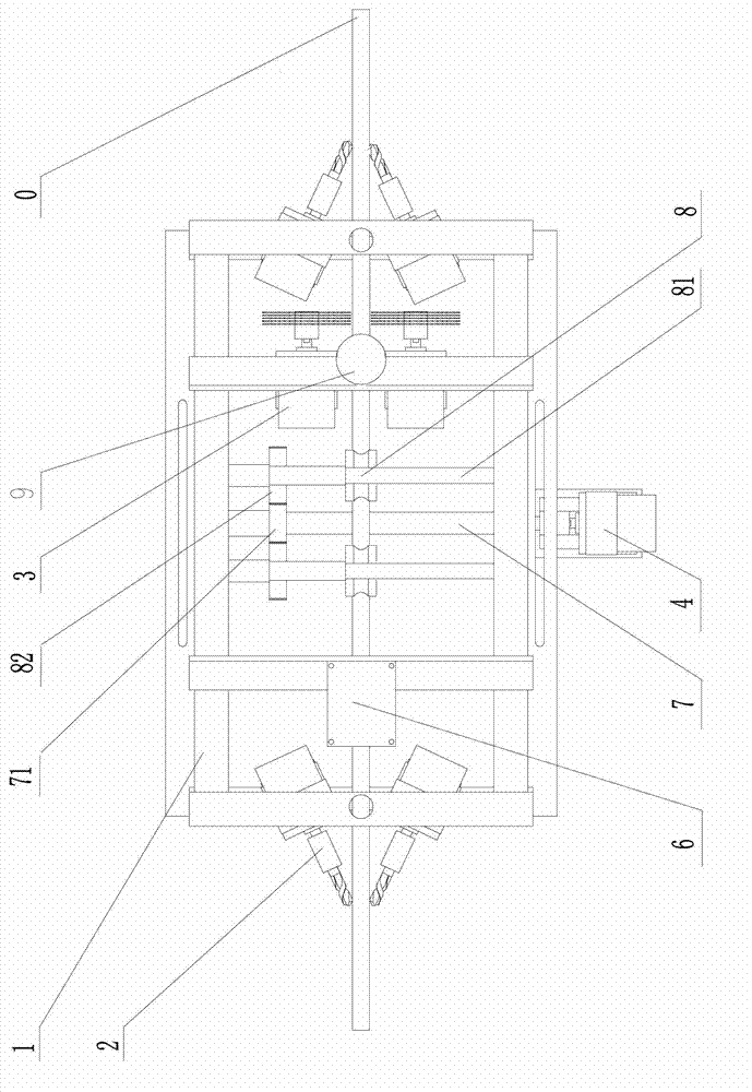 Anticing device of power transmission line and application method