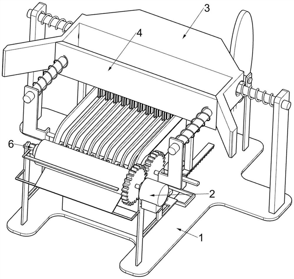 Bean-straightening-facilitated rotary-drum-cleanable green soybean extruder