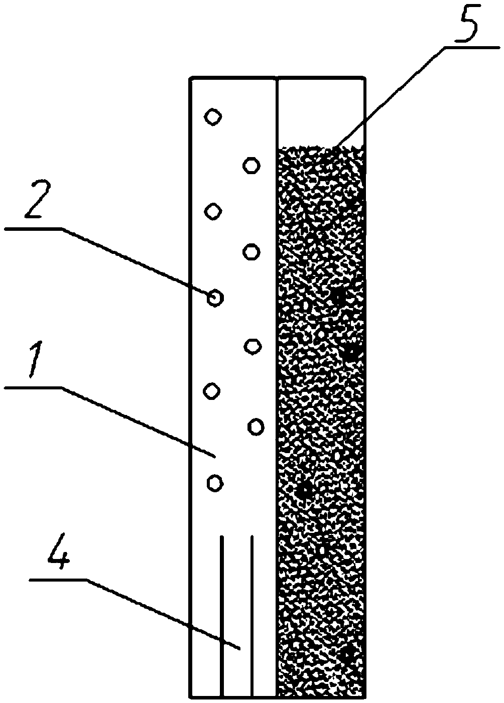 Plant root guiding cylinder device used for side slope protection and construction method of device