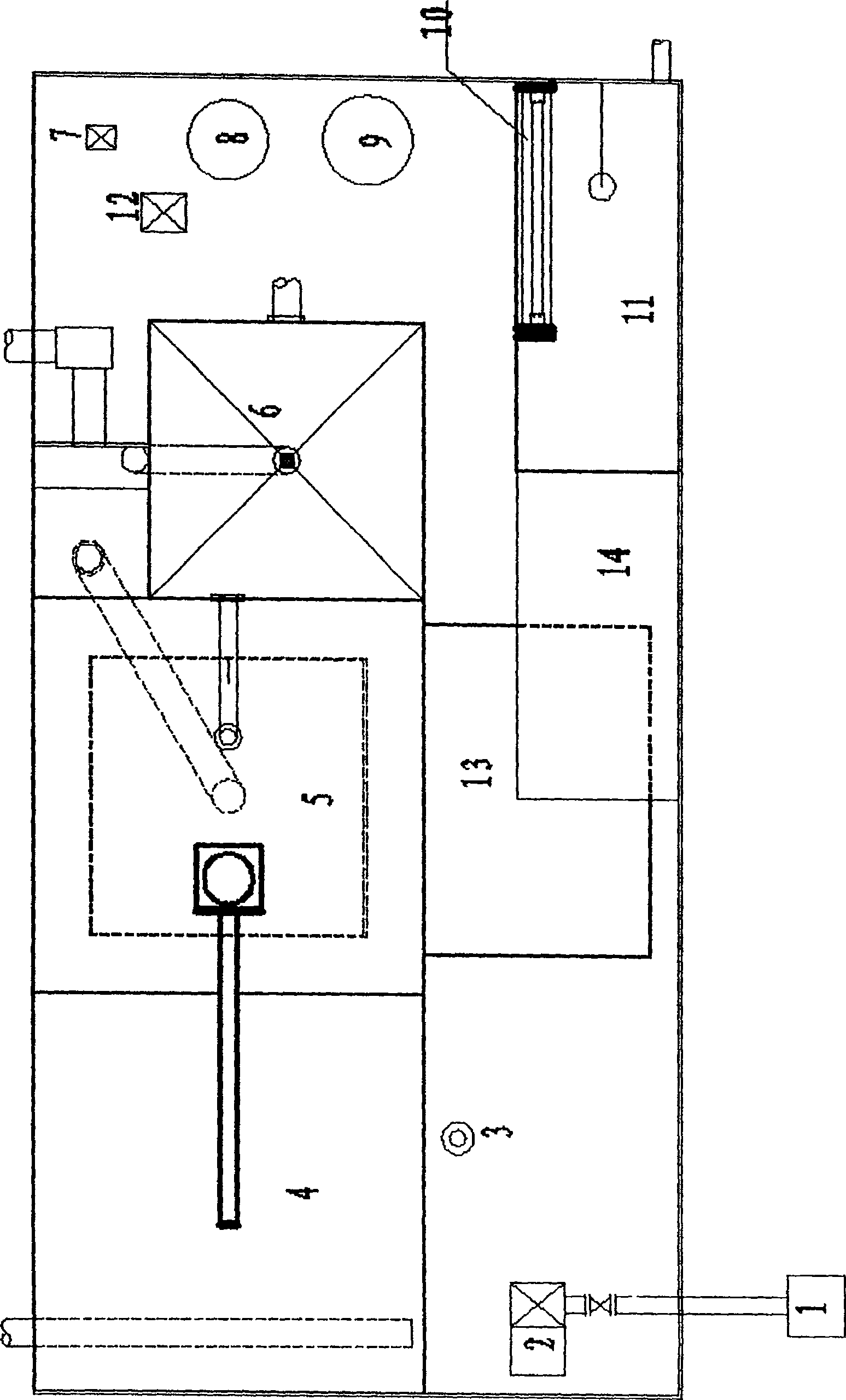 Movable and integral drinking water purifier