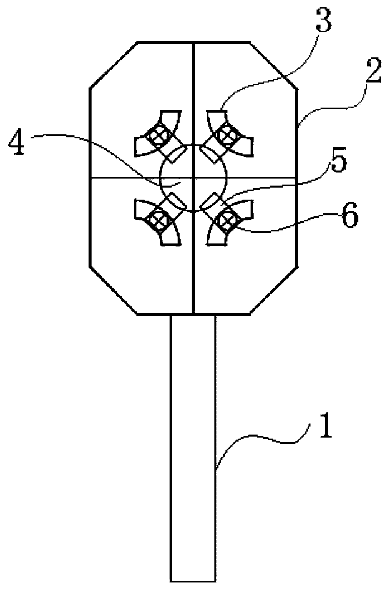 Fixing device and fixing method for high-temperature particle irradiation sample