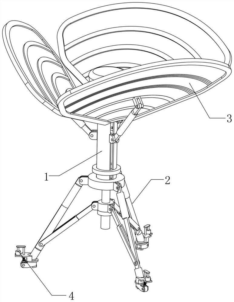 Foldable multifunctional movable seat for multiple persons to use