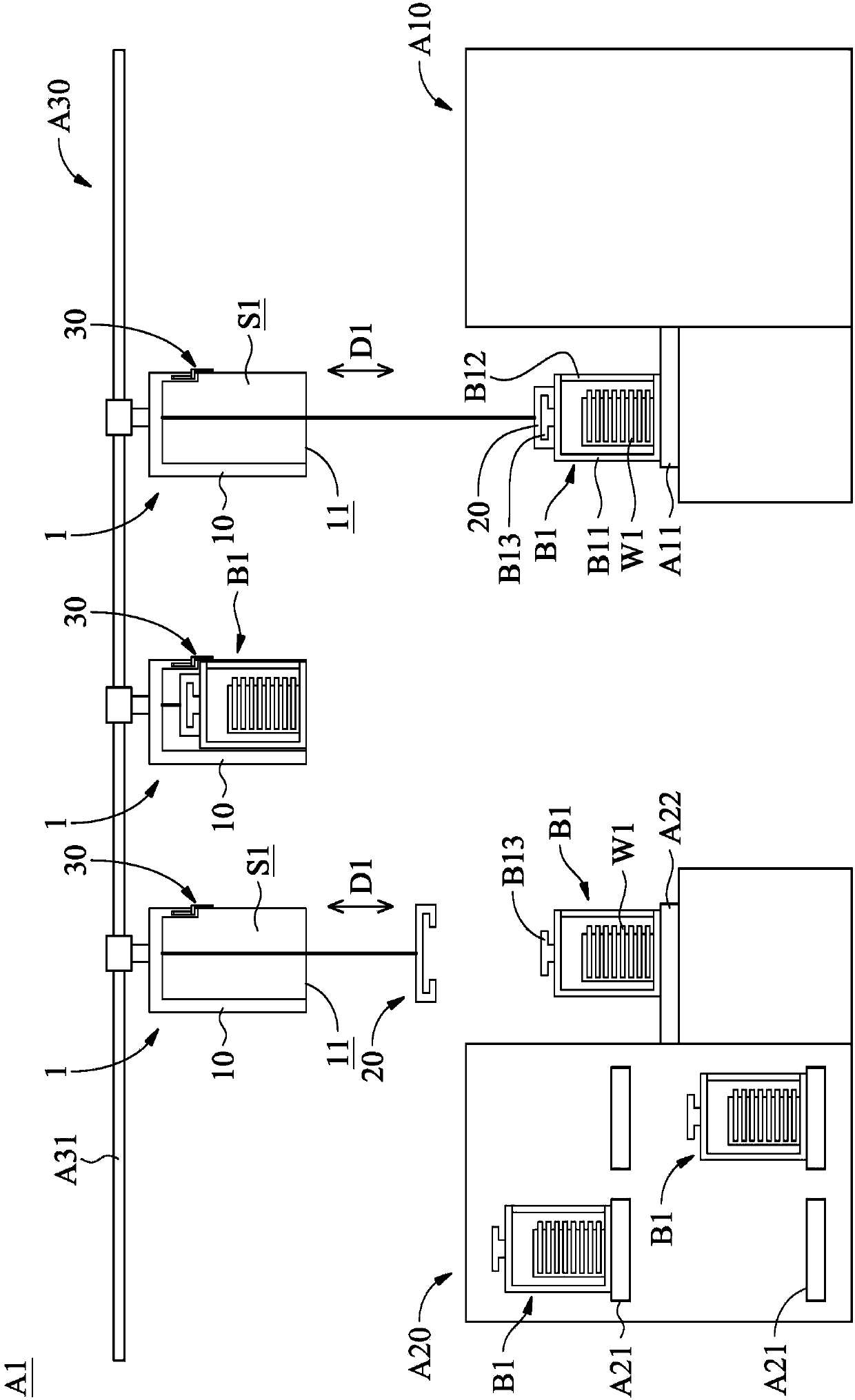 Wafer transport carrier and wafer box detection method
