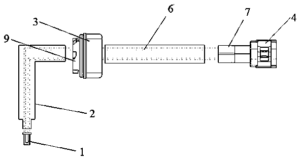 A structure and assembly method of an anti-extraction harness plug for automobile lamps