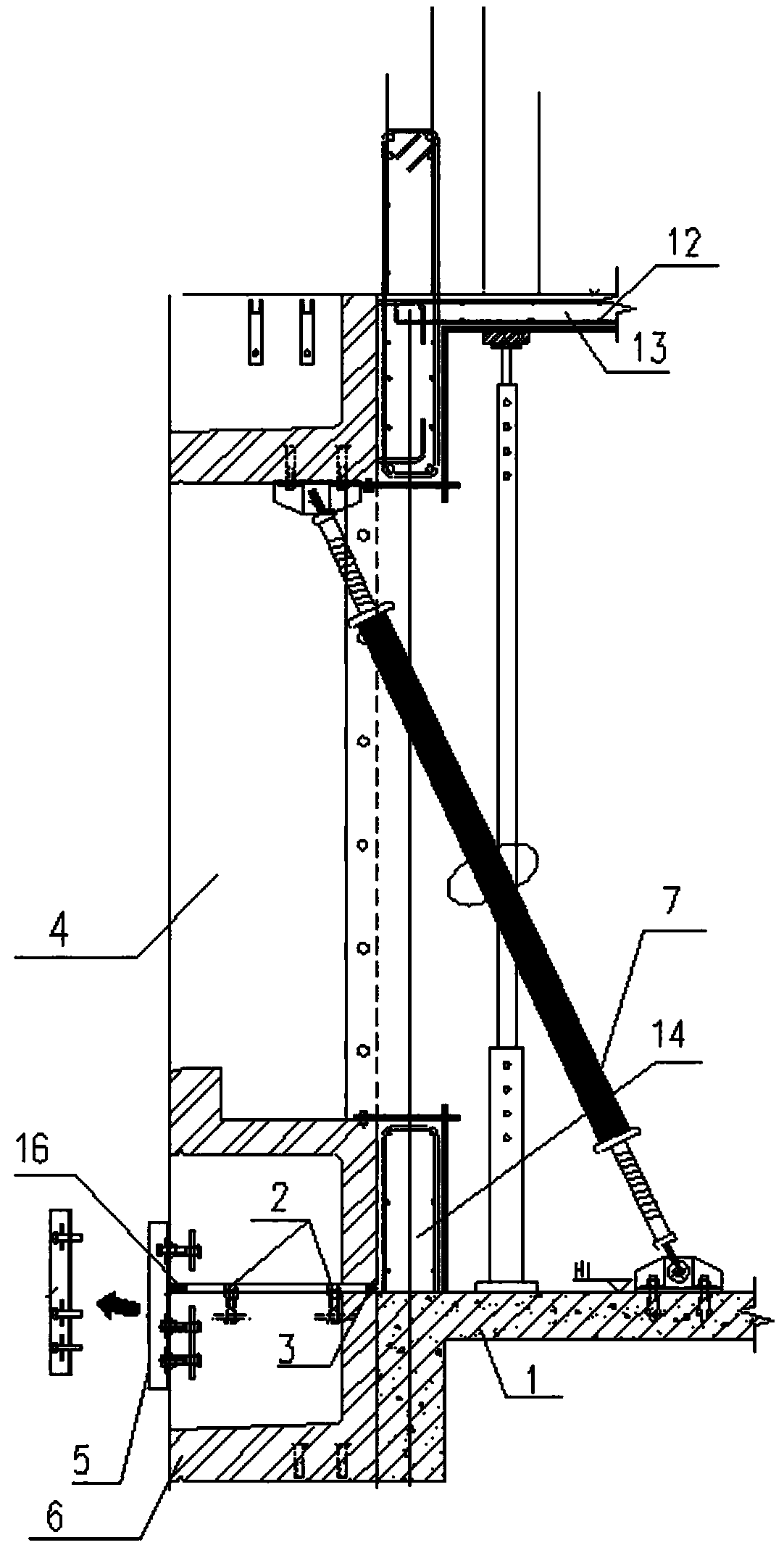 Residential building prefabricated bay-window construction structure and method