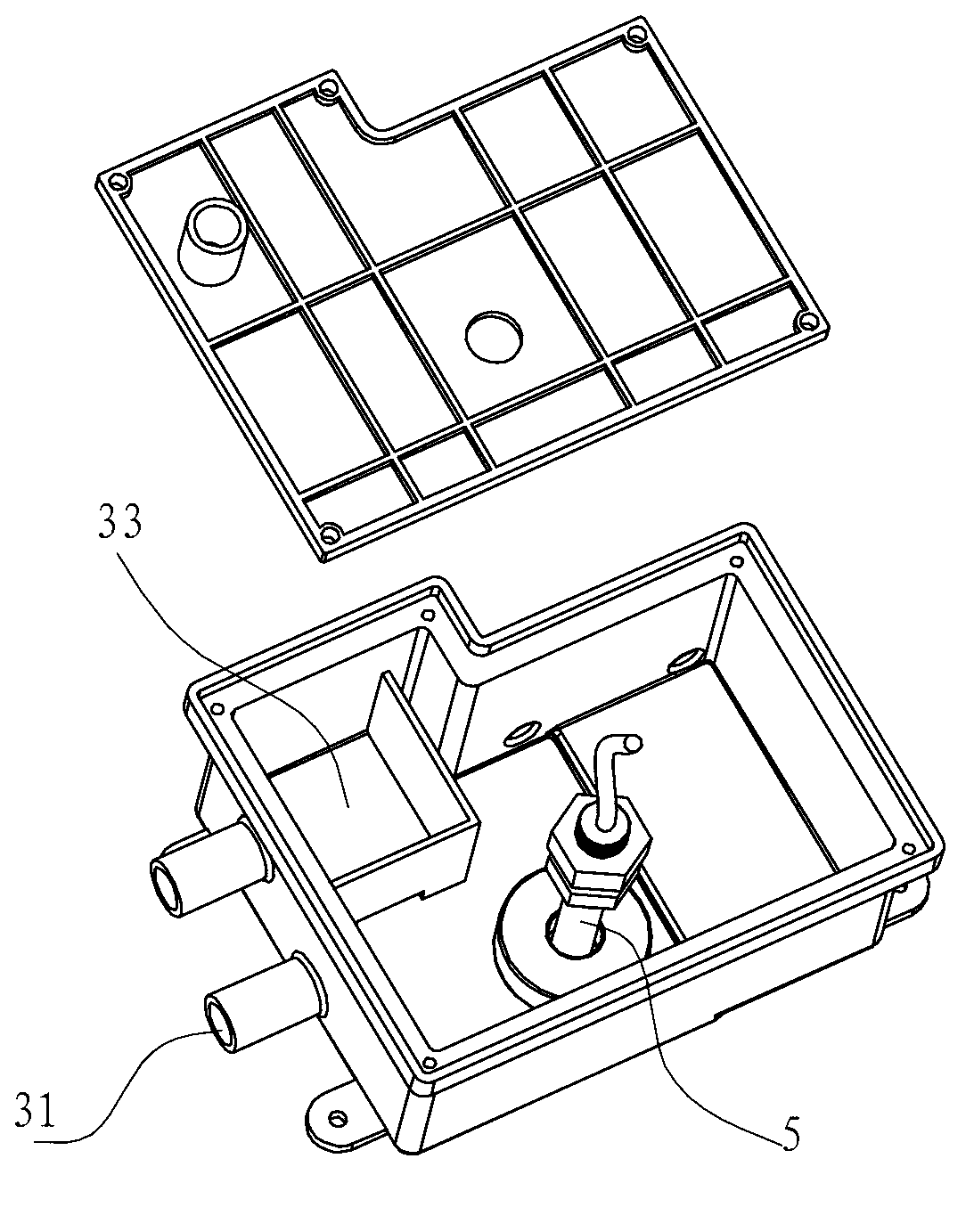 Steam-generating device used for electric steam box