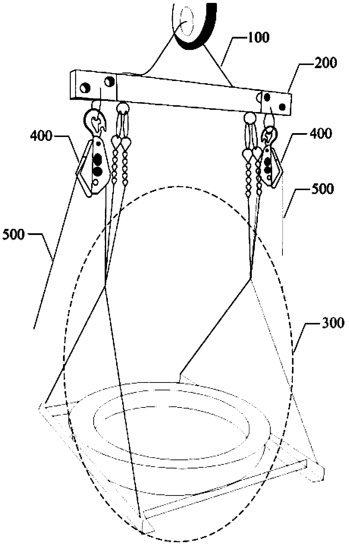 Current transformer (CT) coil lifting device