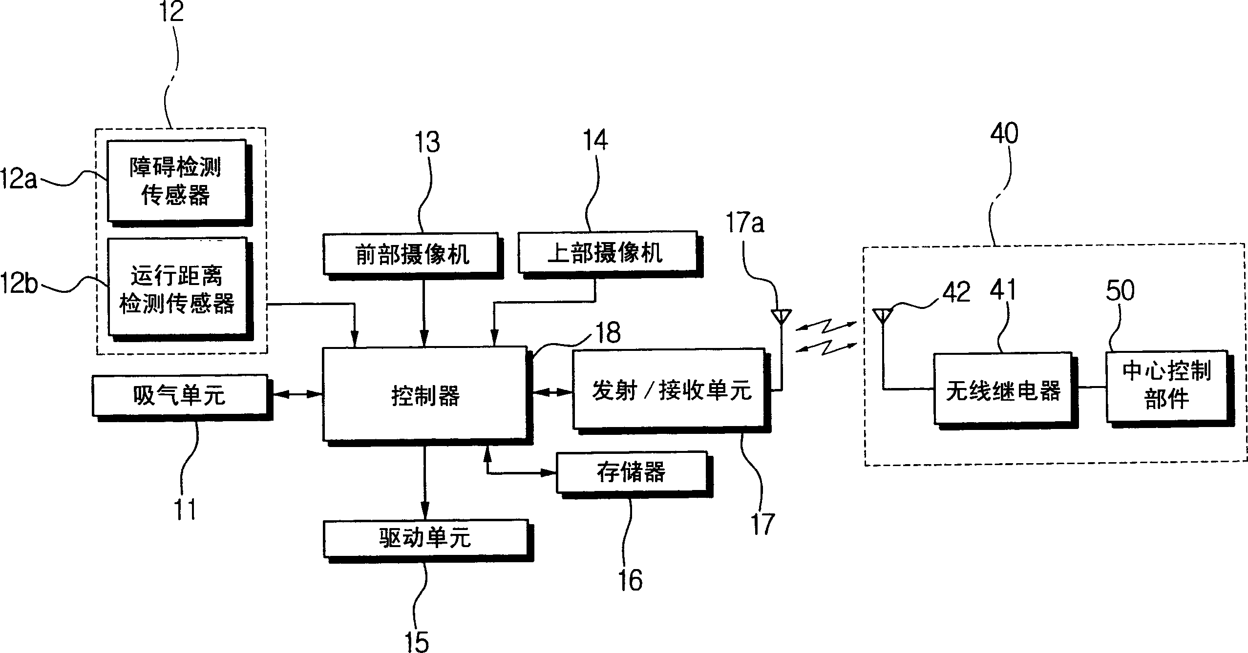Robot cleaning device and robot cleaning system and control method thereof