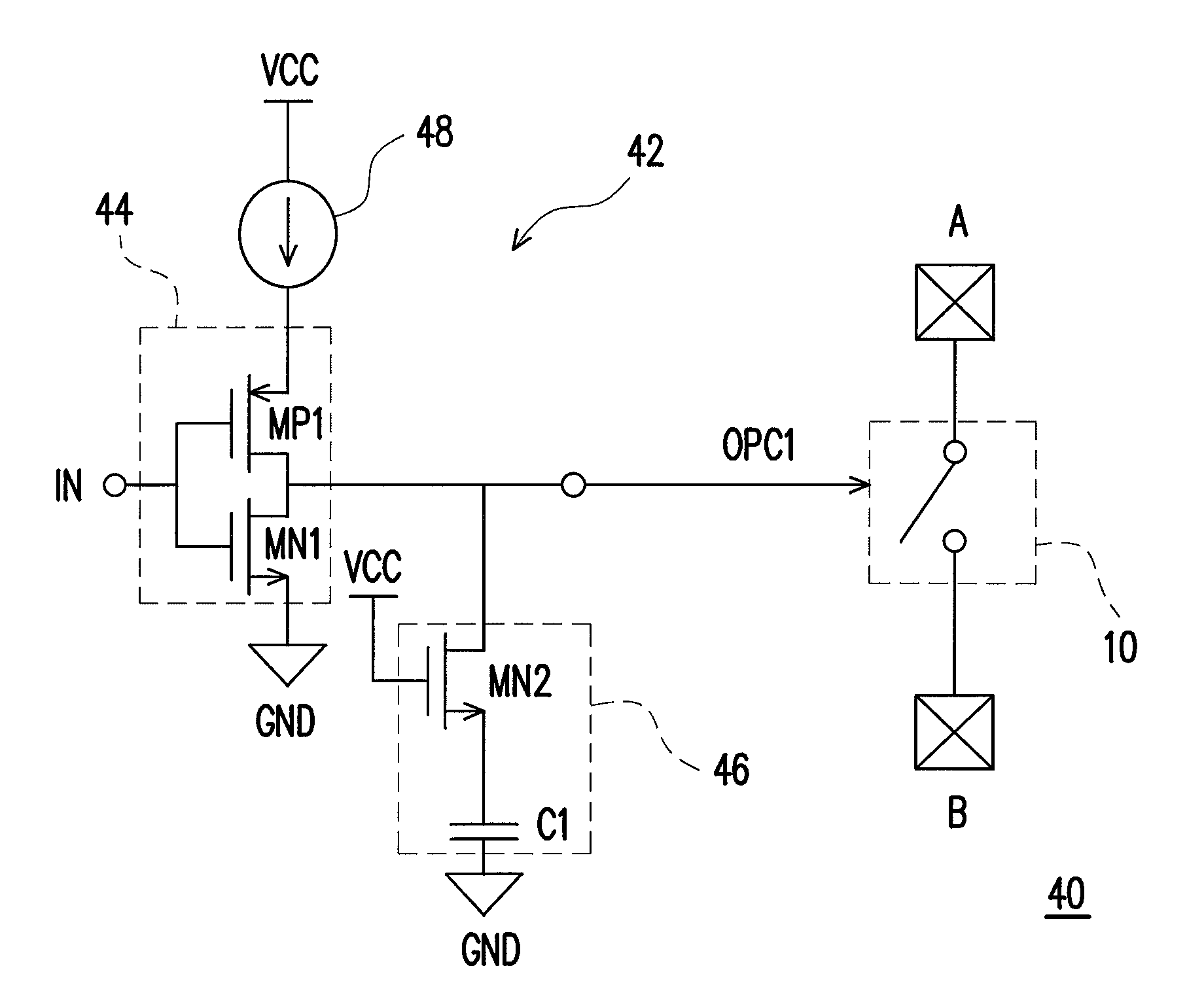 Switching apparatus and control signal generator thereof