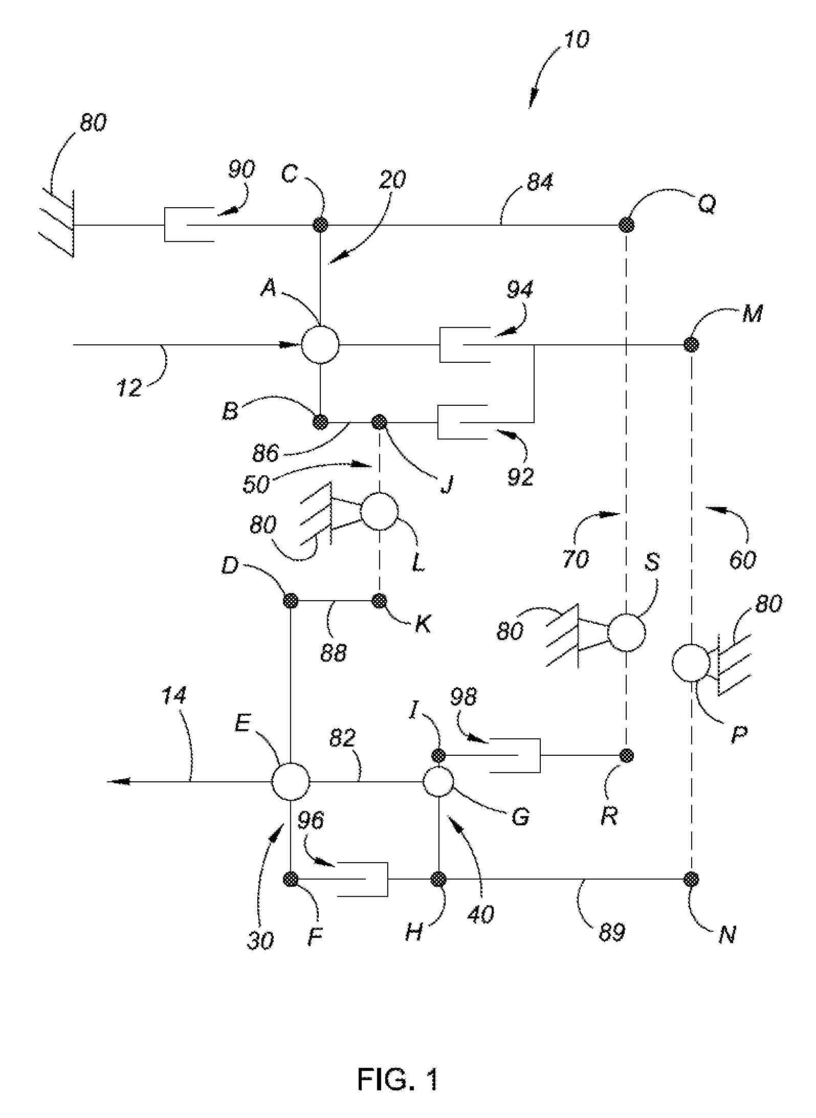 Eight Speed Transmission with Planetary and Layshaft Gearing