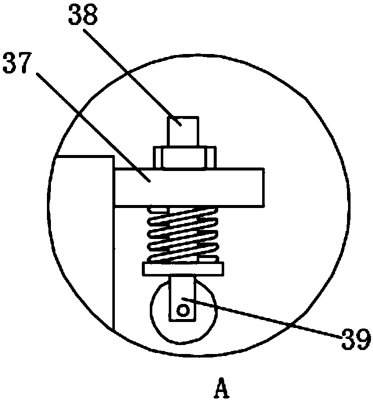 Detection device for defects of textiles