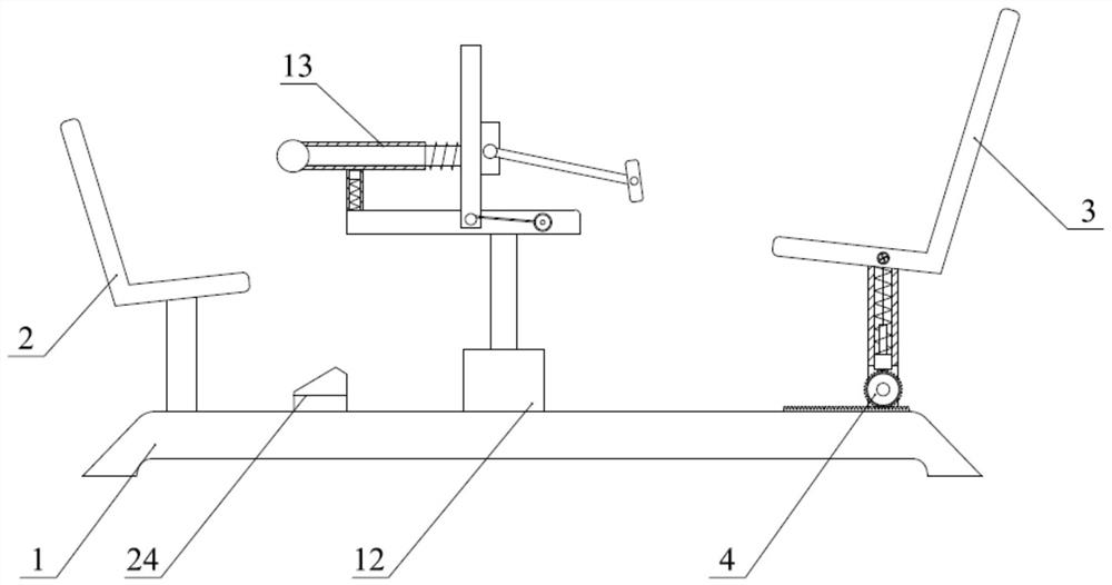 Auxiliary recovery equipment for leg sports injuries