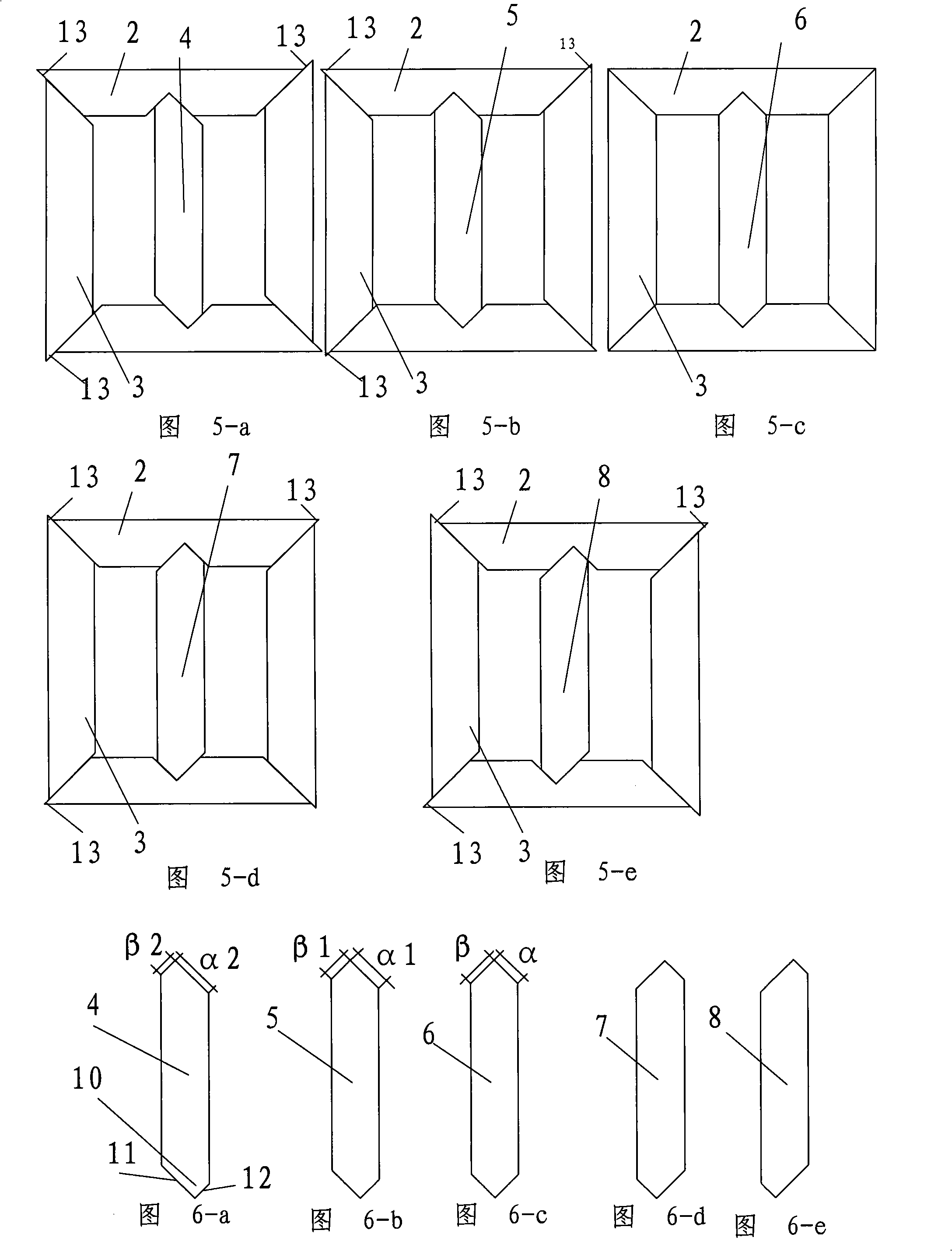 Method for locating and overlapping center of transformer core